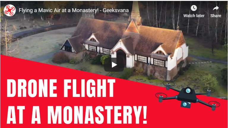 Flying a Mavic Air at a Monastery!