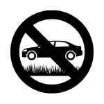 No parking on grass verges.