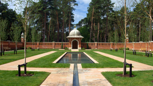 The Muslim Burial Peace Garden in Horsell, Woking.