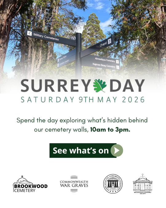 a reminder that Surrey Day takes place on 9 May and find details under What's On